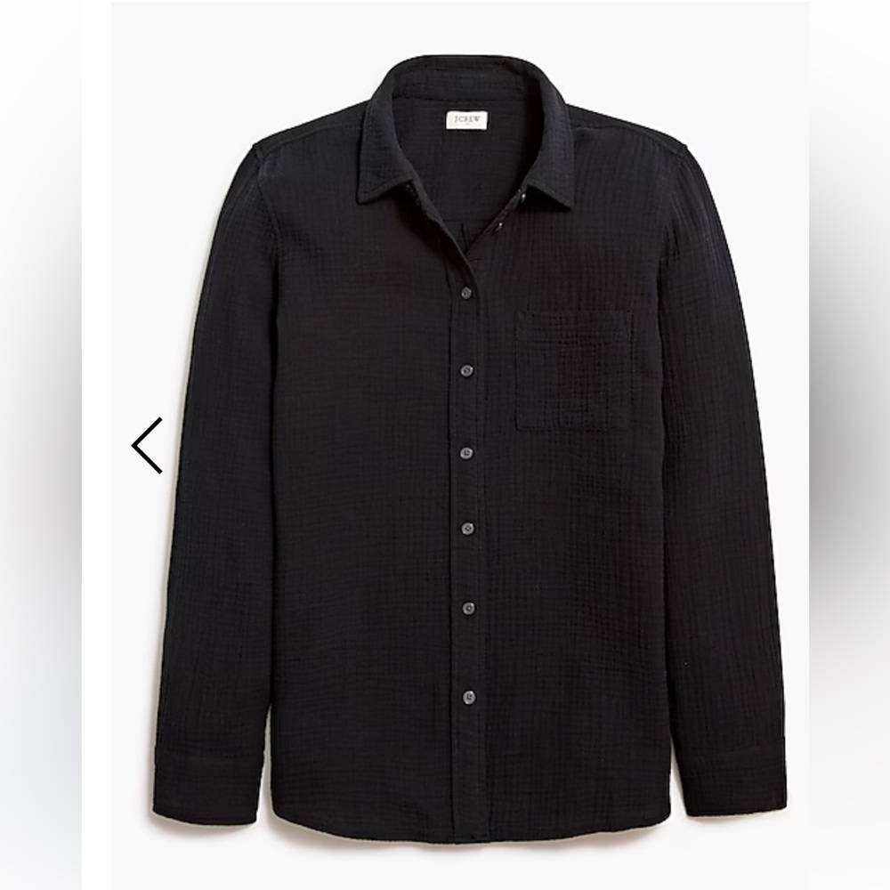 NWT. J. Crew Factory double-gauze button up shirt